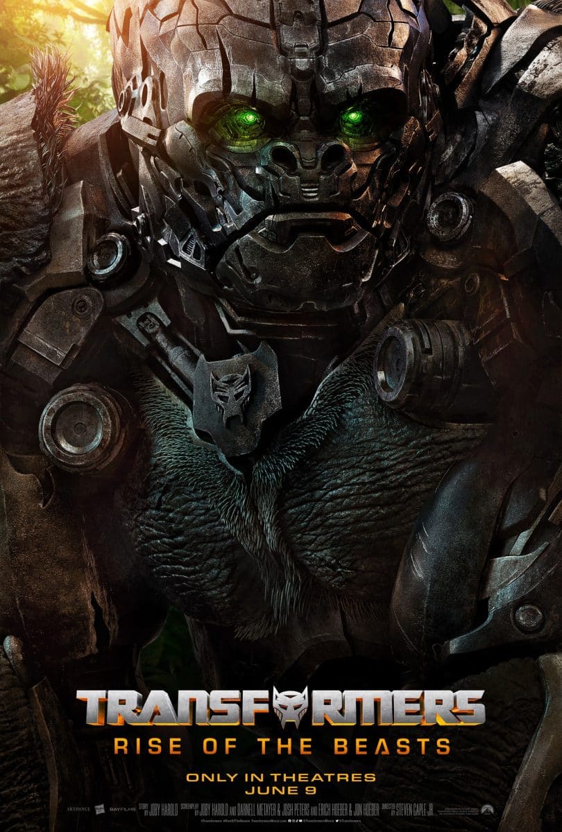transformers rise of the beasts optimus primal poster
