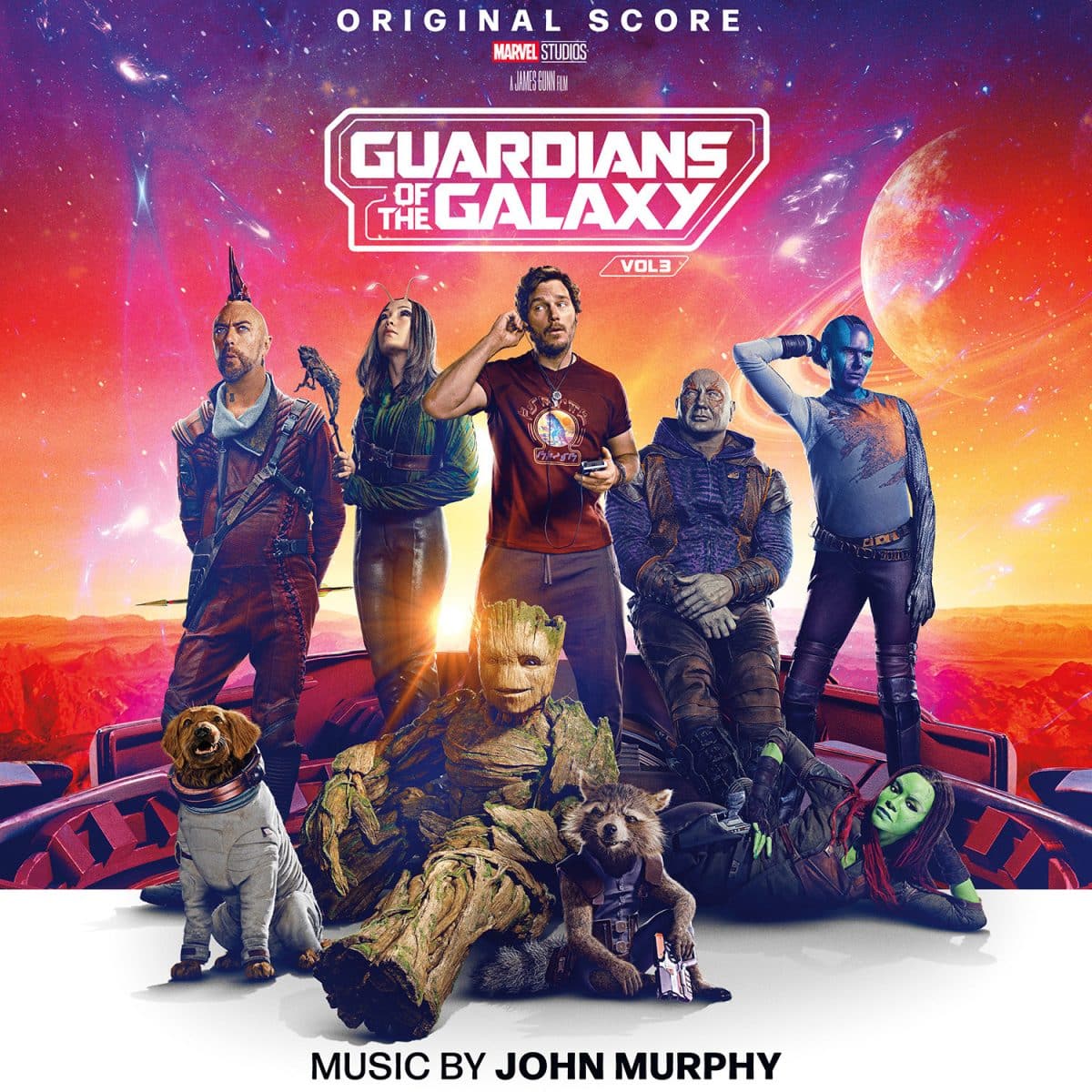 Original Score Soundtrack to GUARDIANS OF THE GALAXY VOL. 3 from composer John Murphy