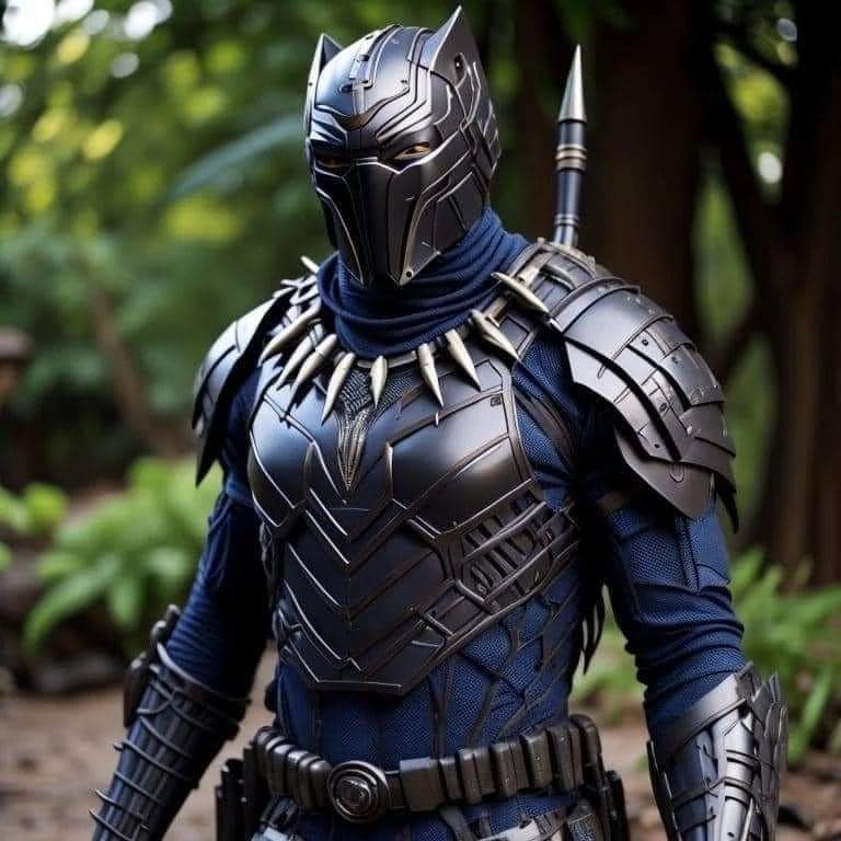 ai art black panther the mandalorian star wars