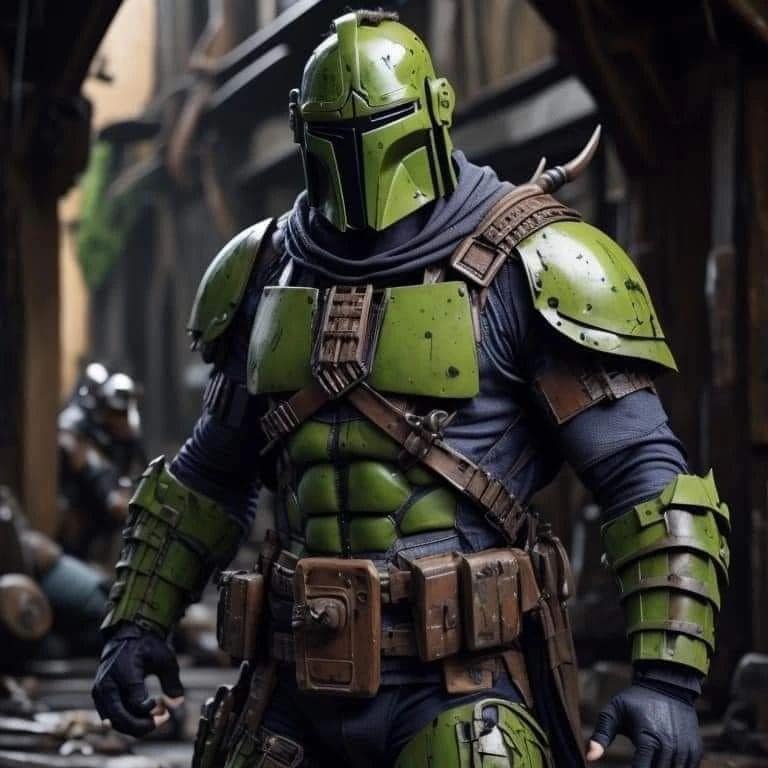ai art hulk the mandalorian star wars