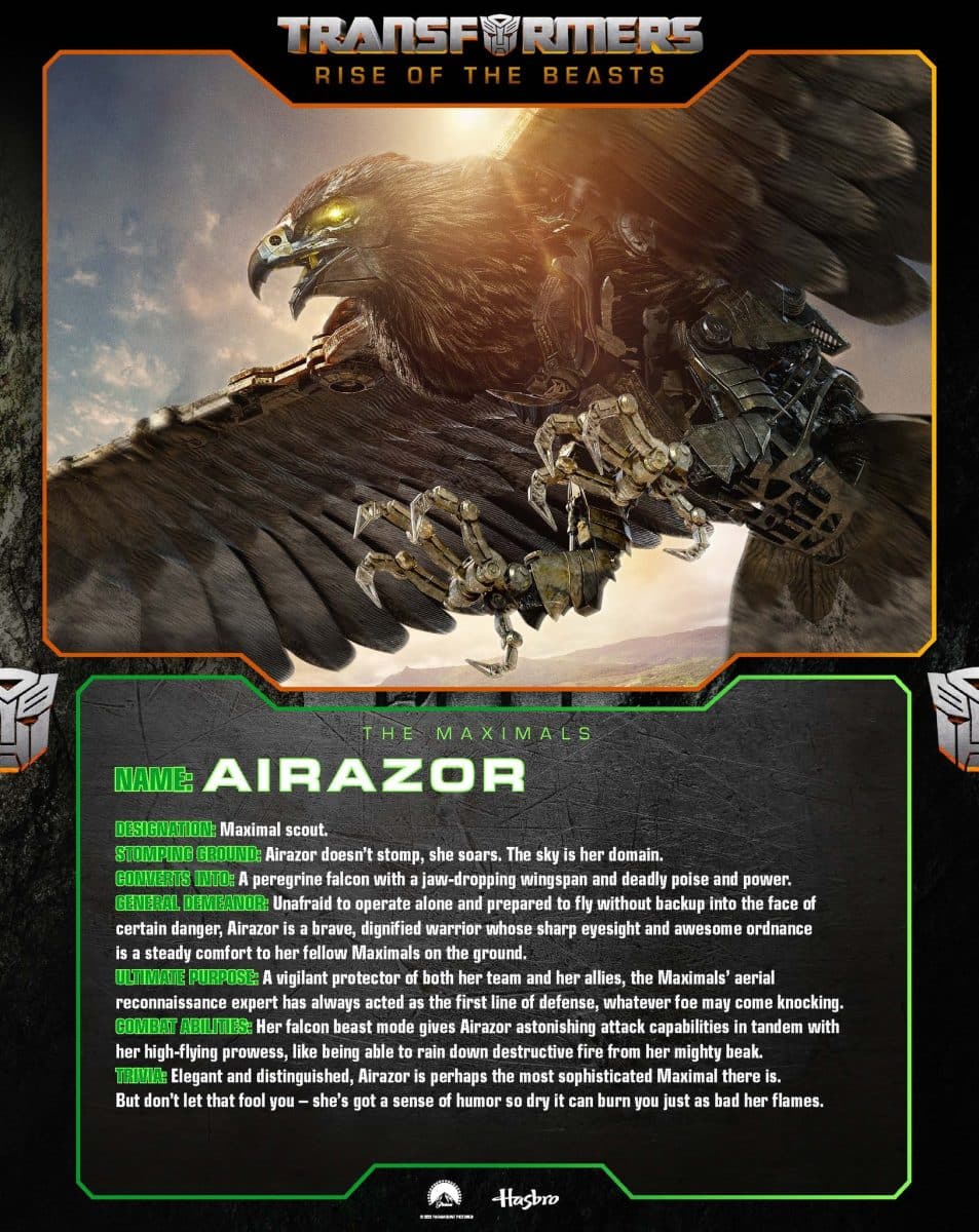 transformers rise of the beasts airazor