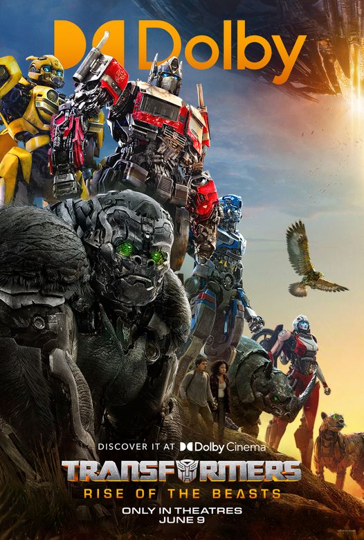 transformers rise of the beasts dolby poster
