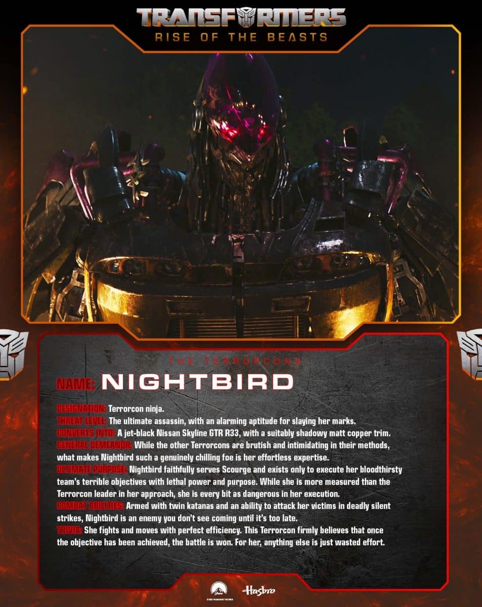transformers rise of the beasts nightbird