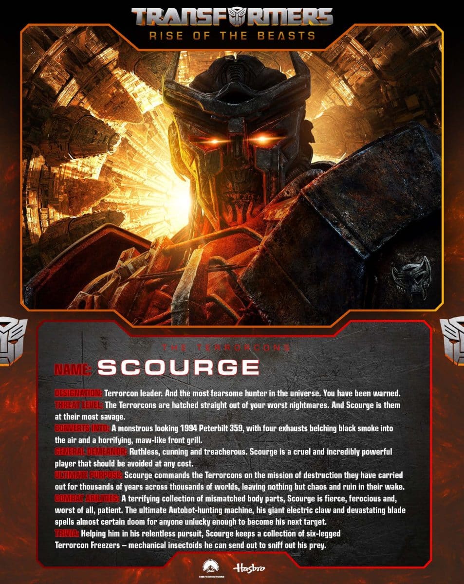 transformers rise of the beasts scourge