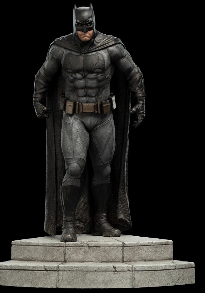 zack snyder justice league ben affleck batman statue