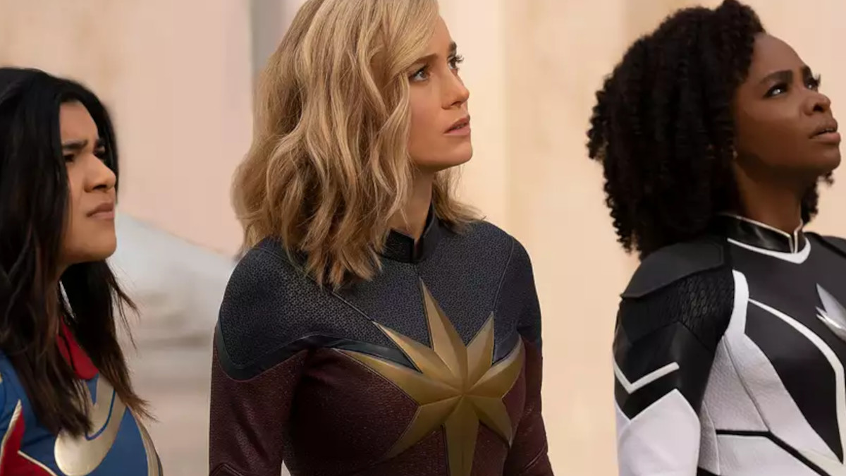 ‘The Marvels’ Shows Off Brie Larson, Iman Vellani, Teyonah Parris