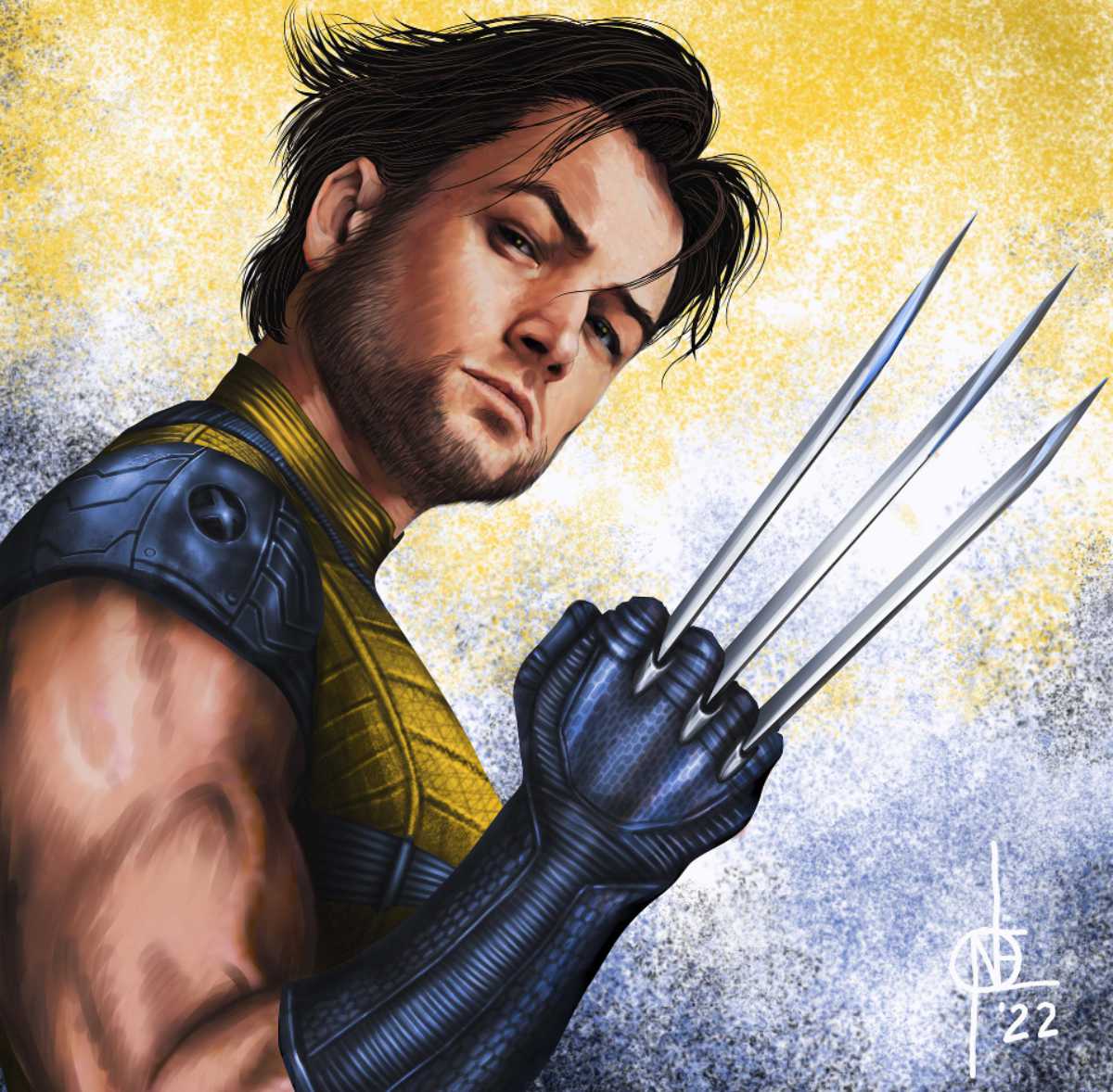 taron egerton wolverine fan art