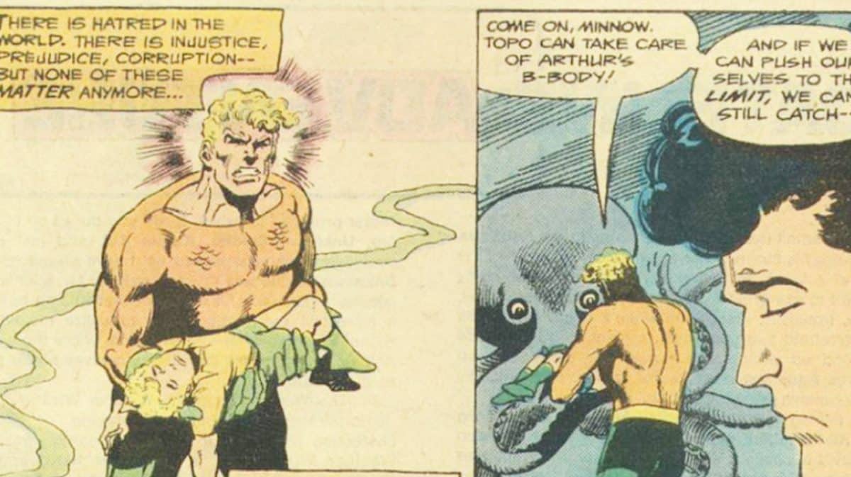 aquaman comics death aquababy