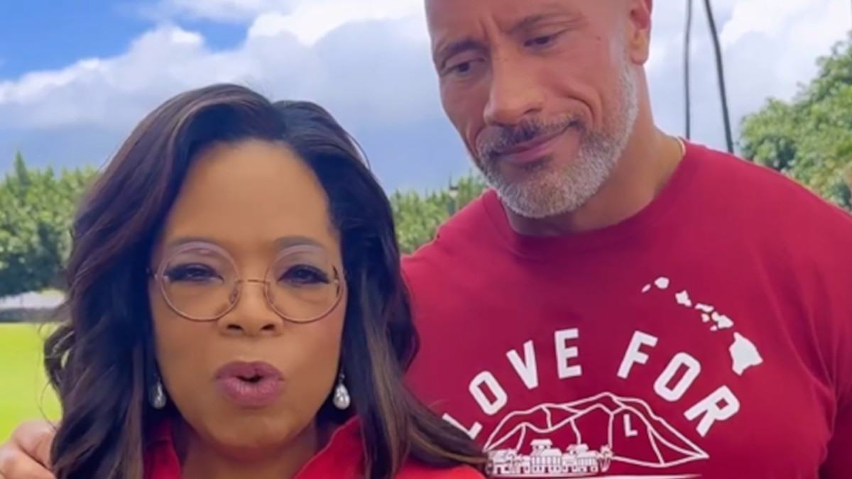 Dwayne Johnson Donates $5 Million To Maui Amid Oprah Winfrey Backlash