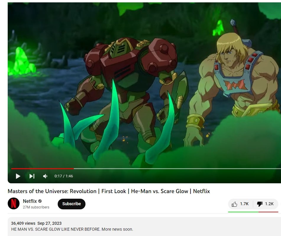 kevin smith he man netflix youtube dislikes