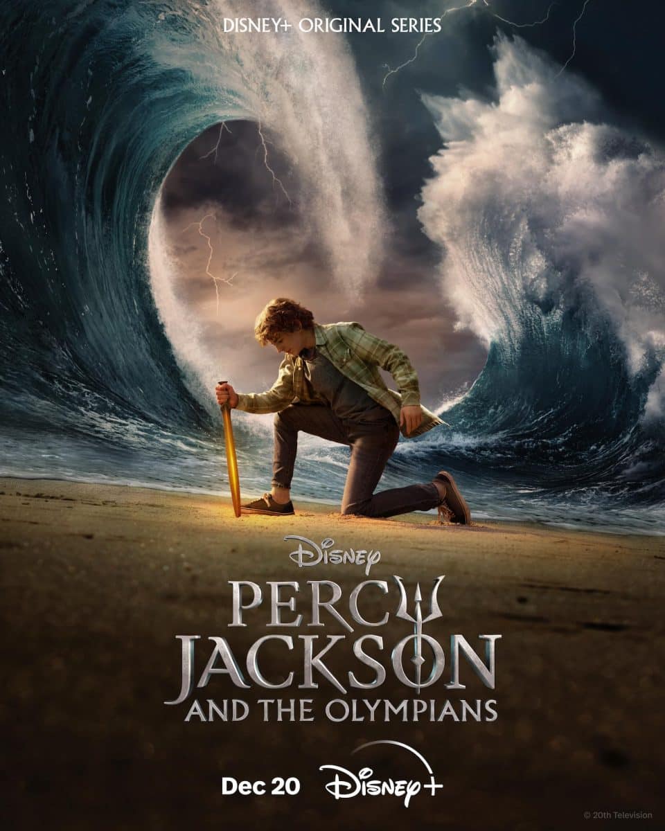 percy jackson disney plus poster