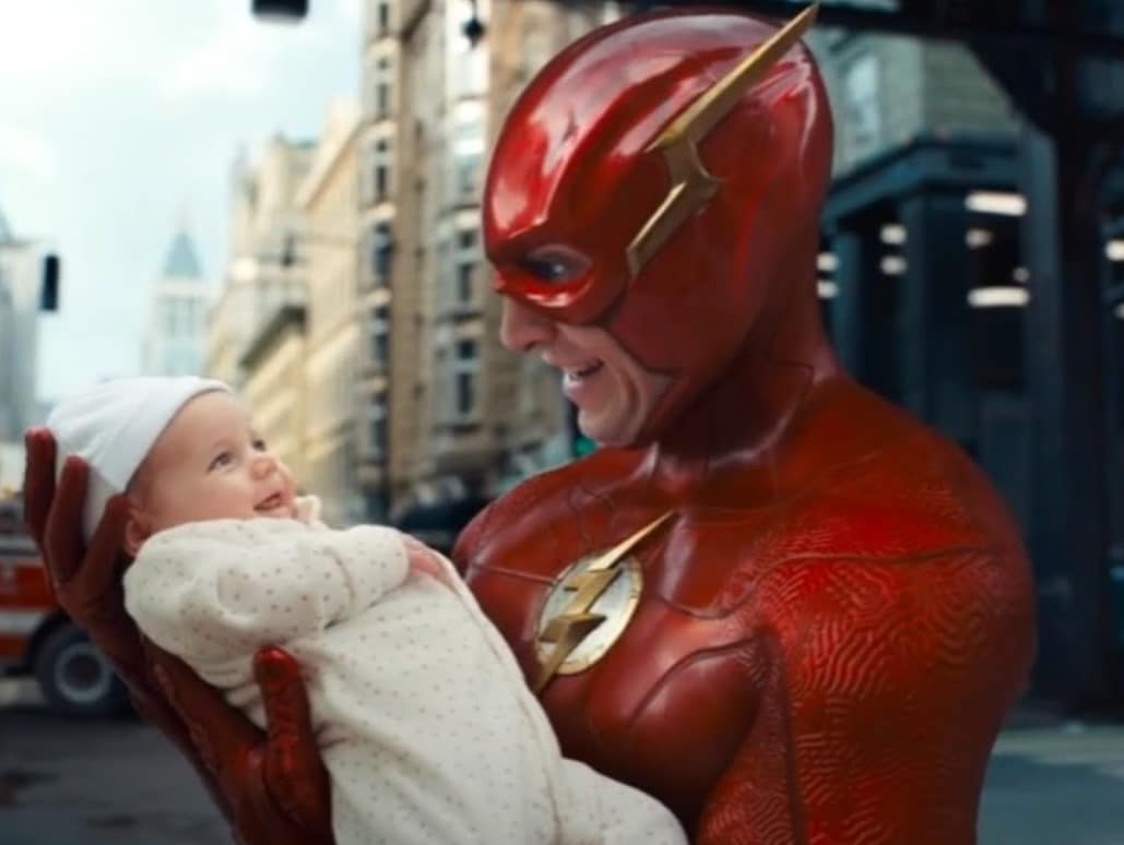 the flash baby scene