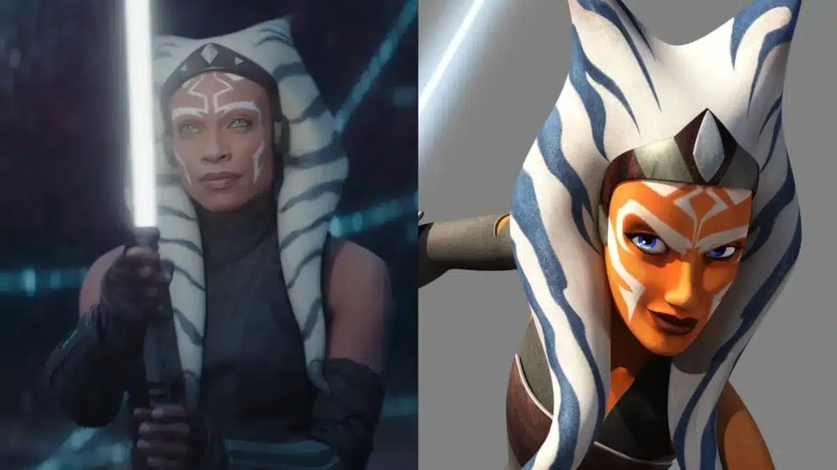 ahsoka animated vs live action