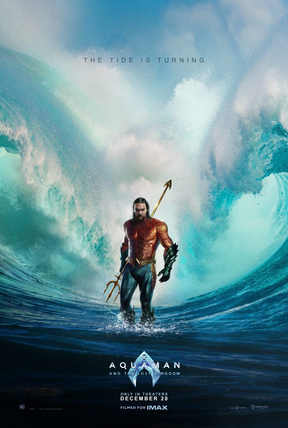 aquaman 2 movie poster jason momoa