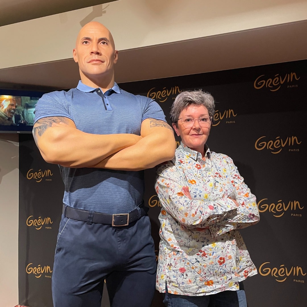 dwayne johnson waxwork wax museum