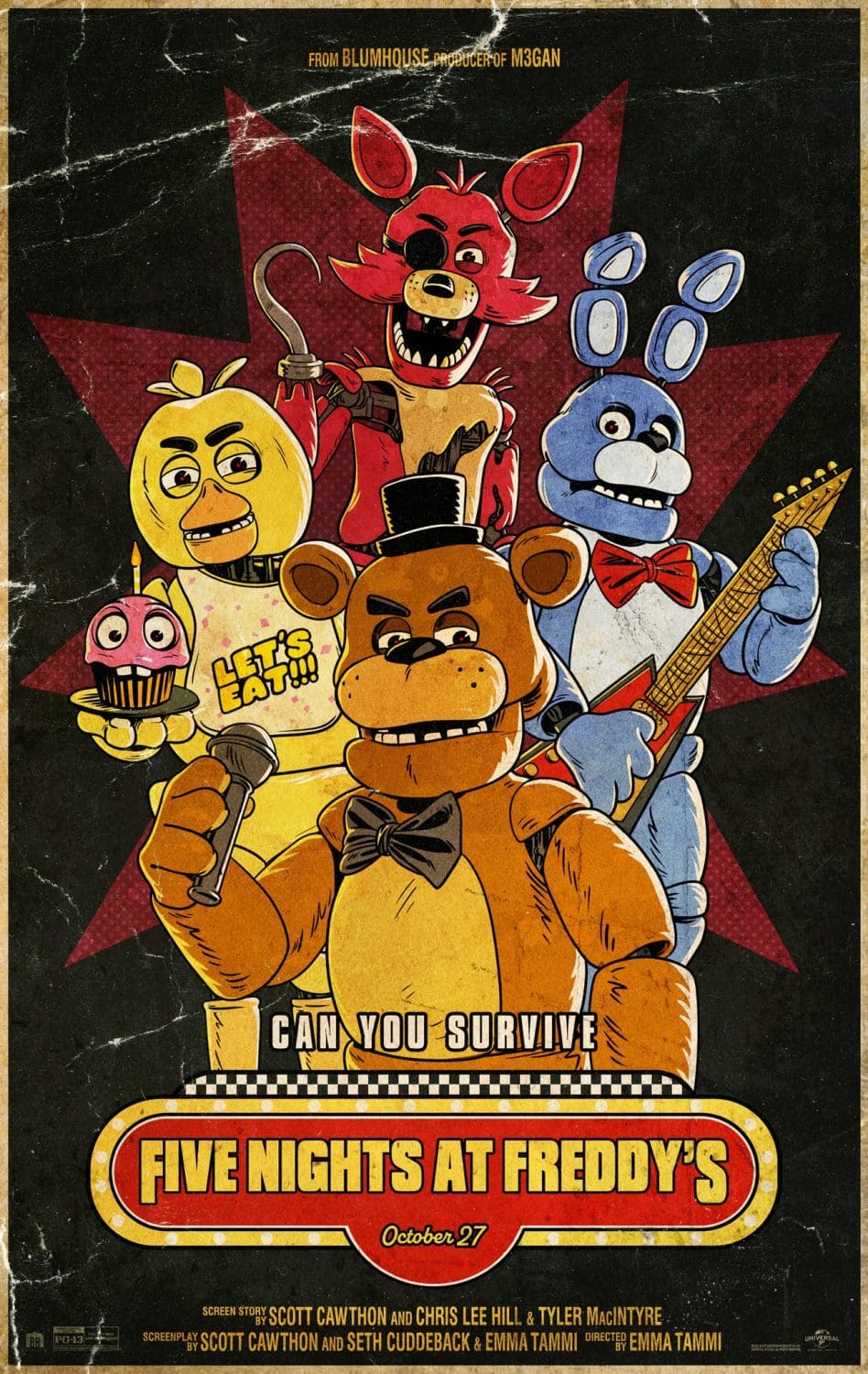 five nights freddys poster