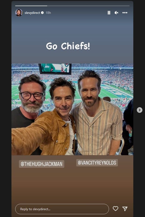 hugh jackman ryan reynolds shawn levy sunday night football