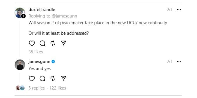 james gunn peacemaker season 2 dceu