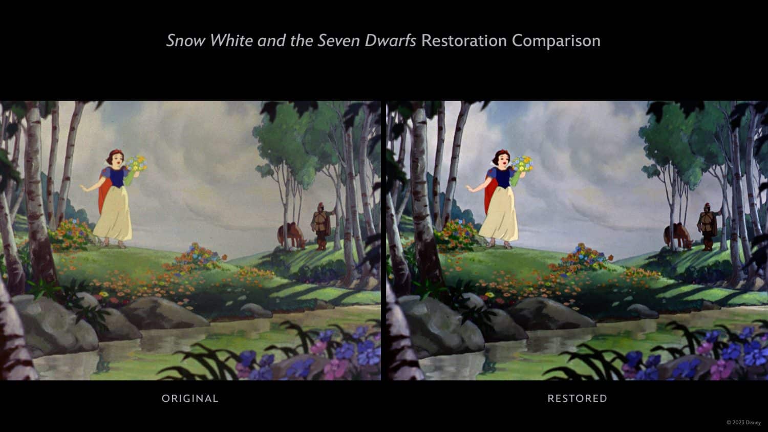 snow white disney plus restoration comparison