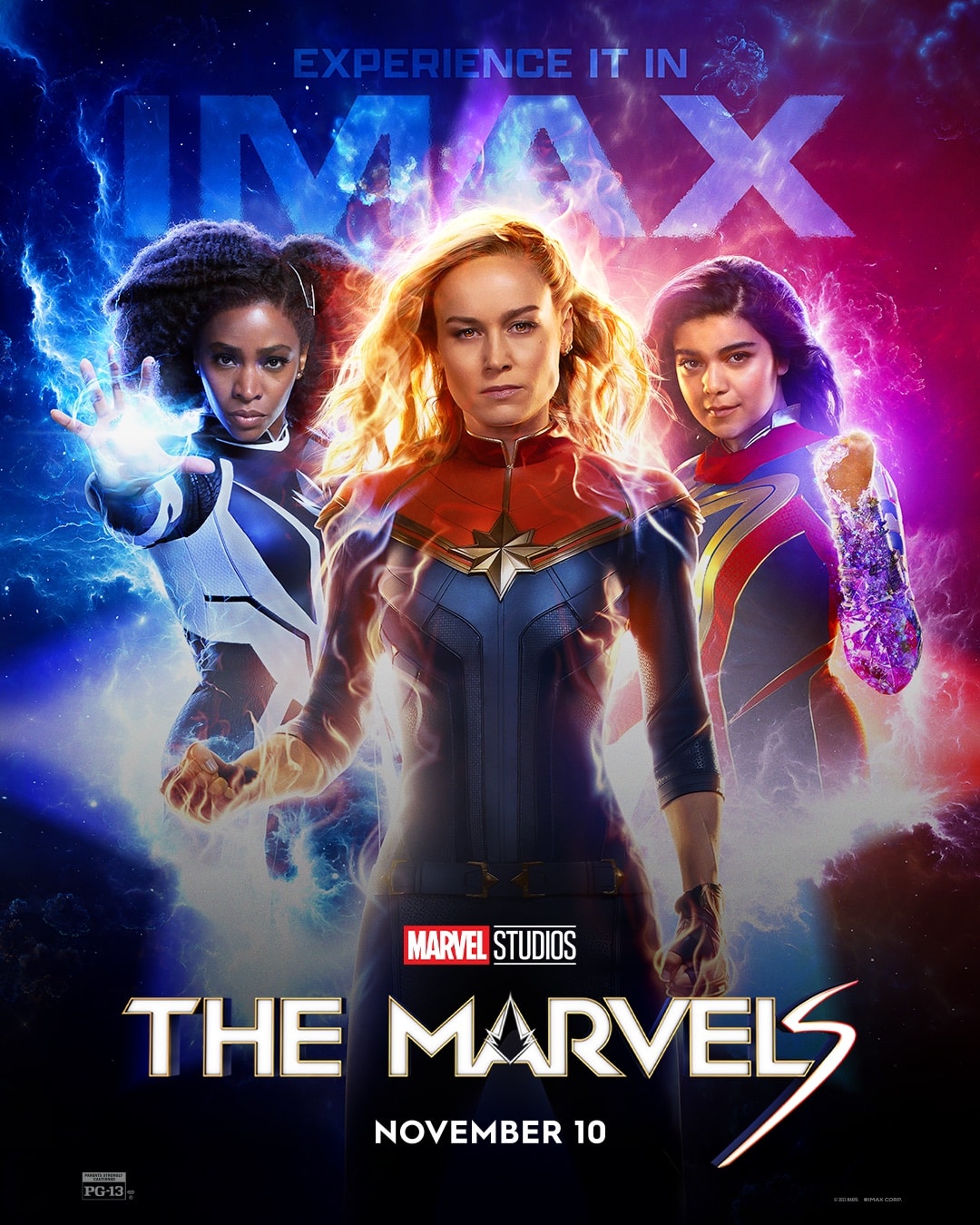 the marvels imax poster