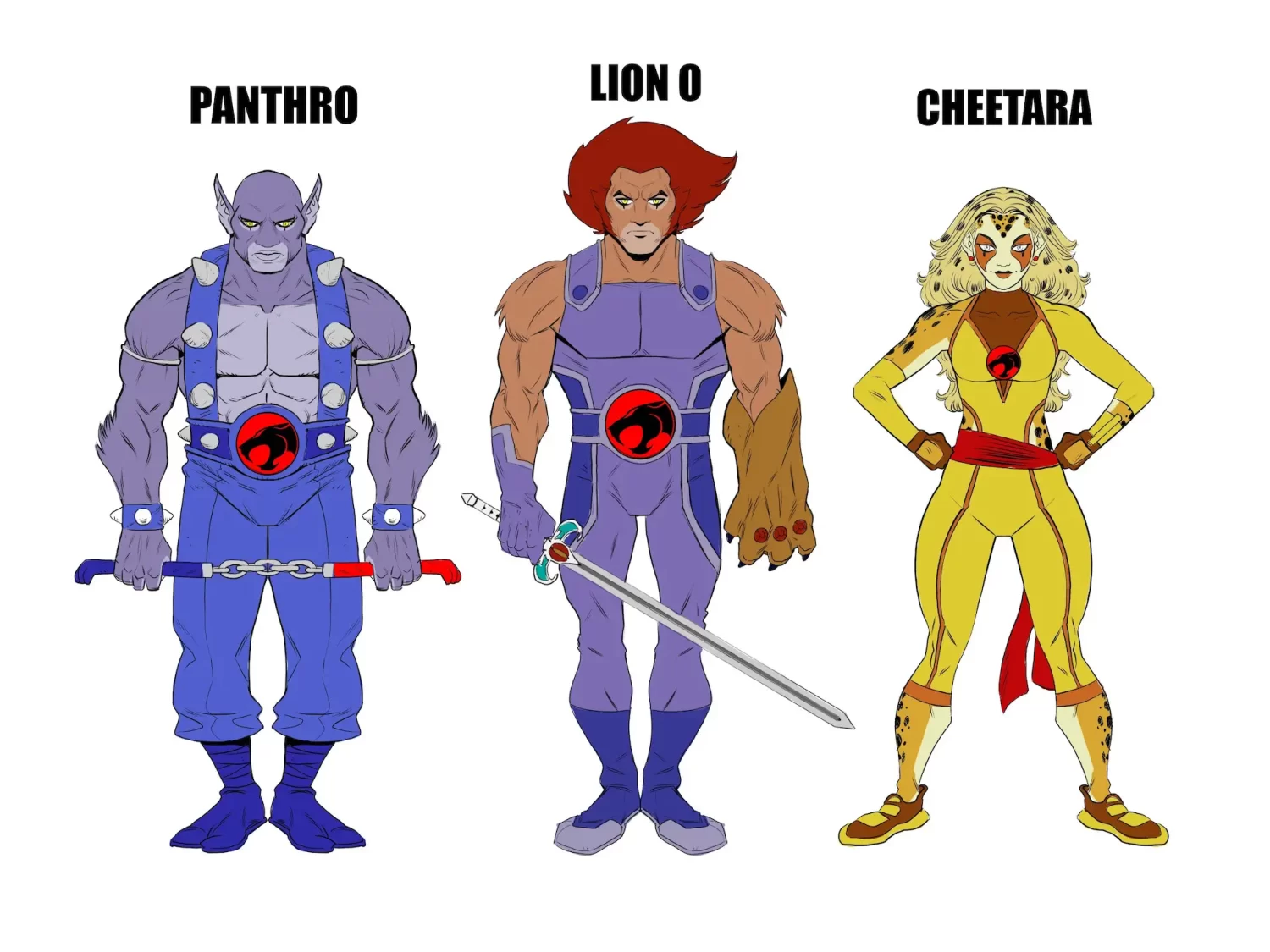 thundercats designs dynamite comics