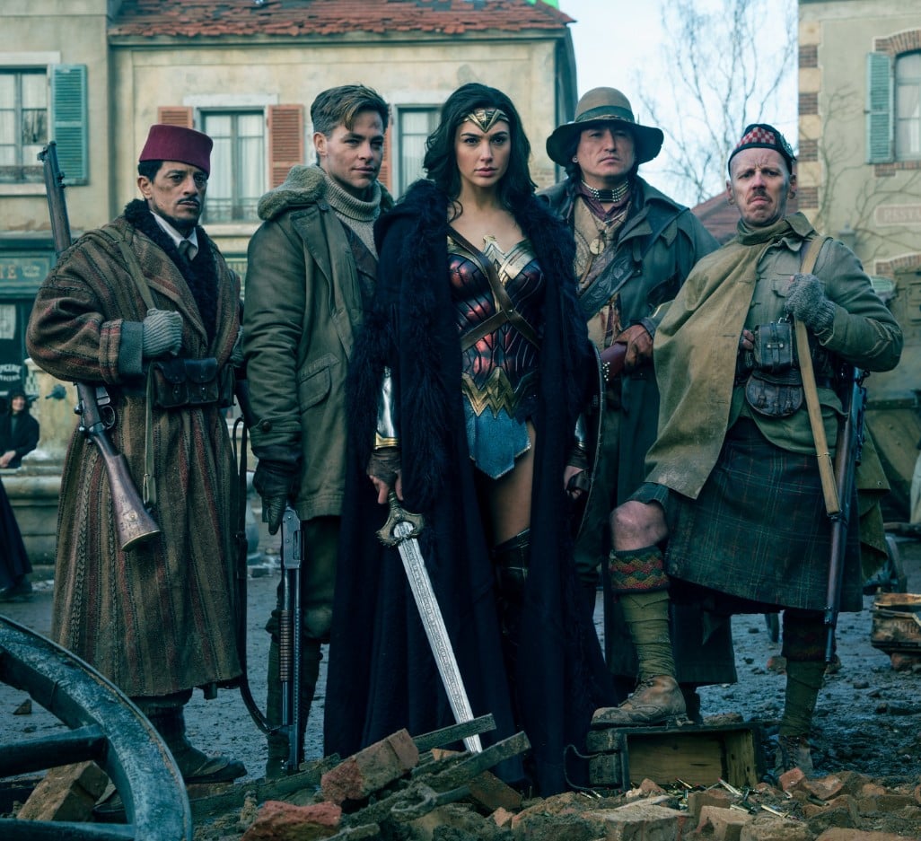 wonder woman 2017 gal gadot chris pine