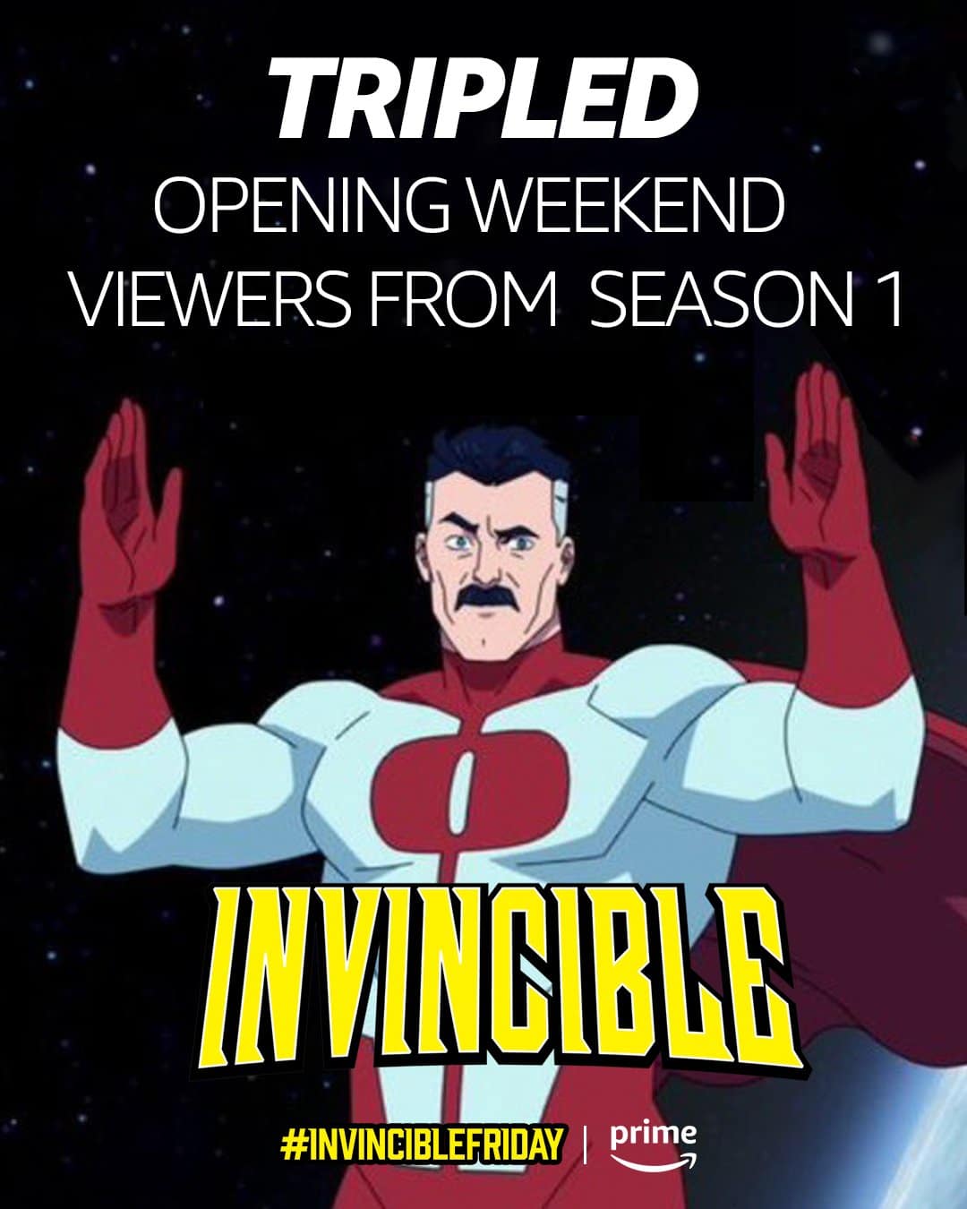 Invincible Season 2 Triples Viewership