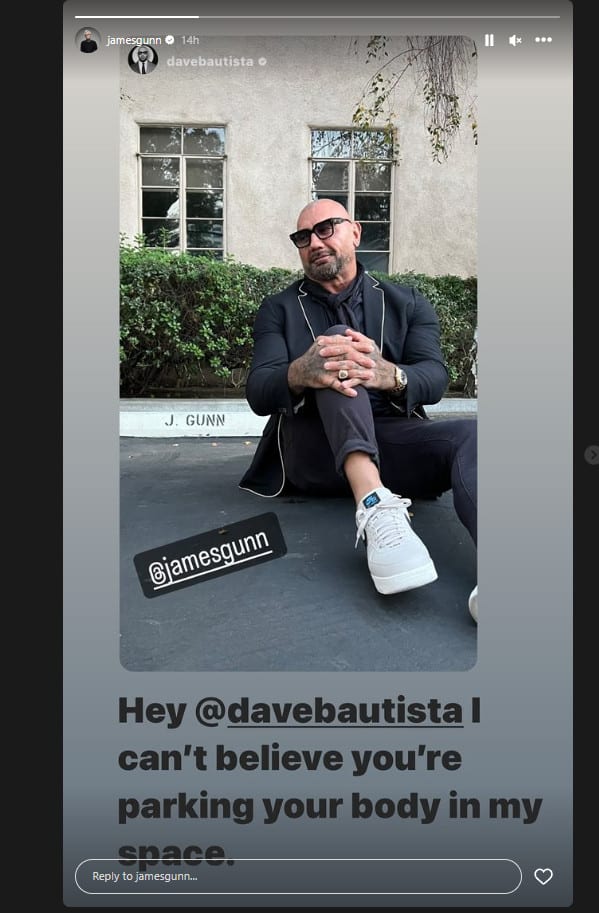 james gunn dave bautista dcu