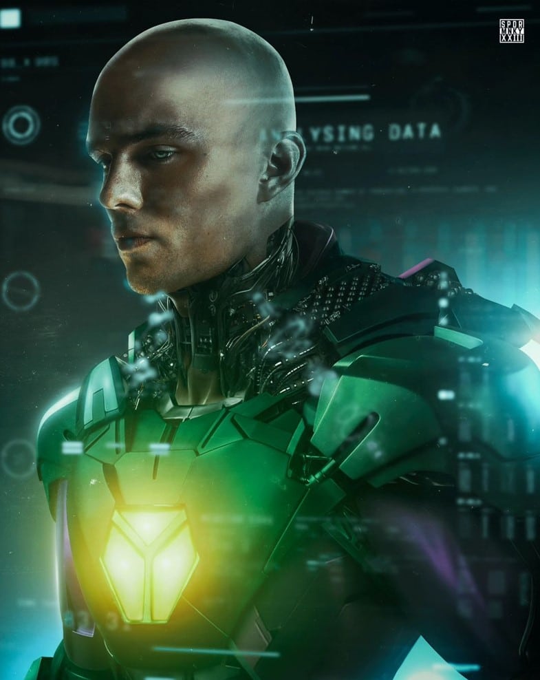 nicholas hoult lex luthor fan art superman legacy 1