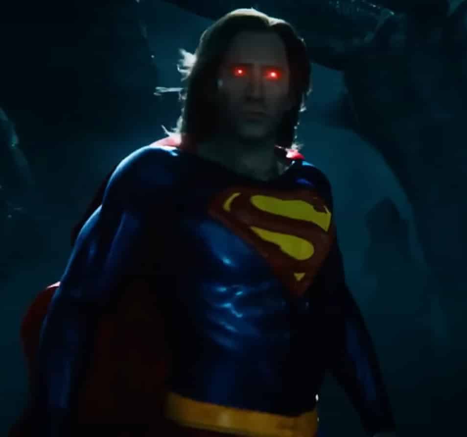 nicolas cage superman the flash