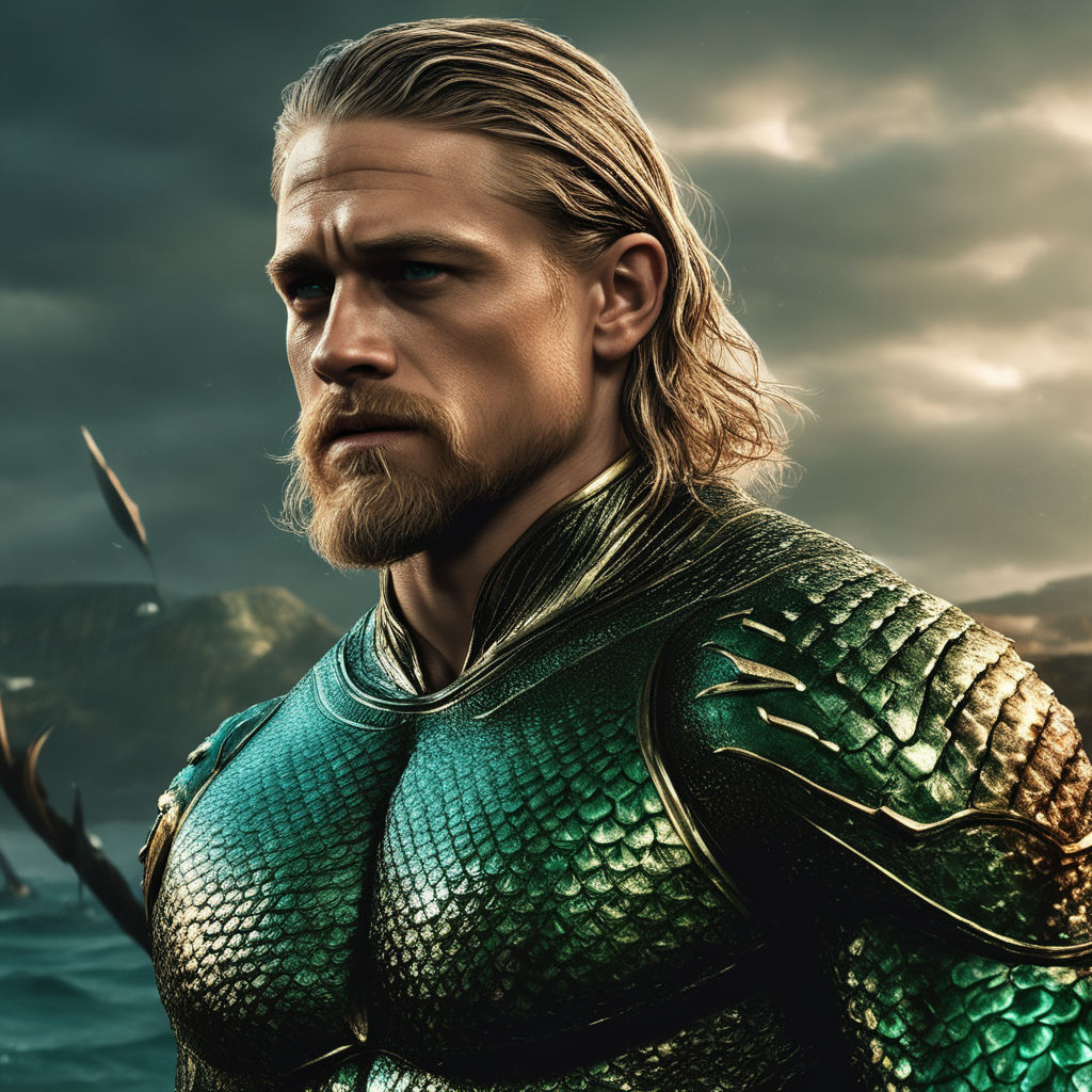 charlie hunnam aquaman fan art