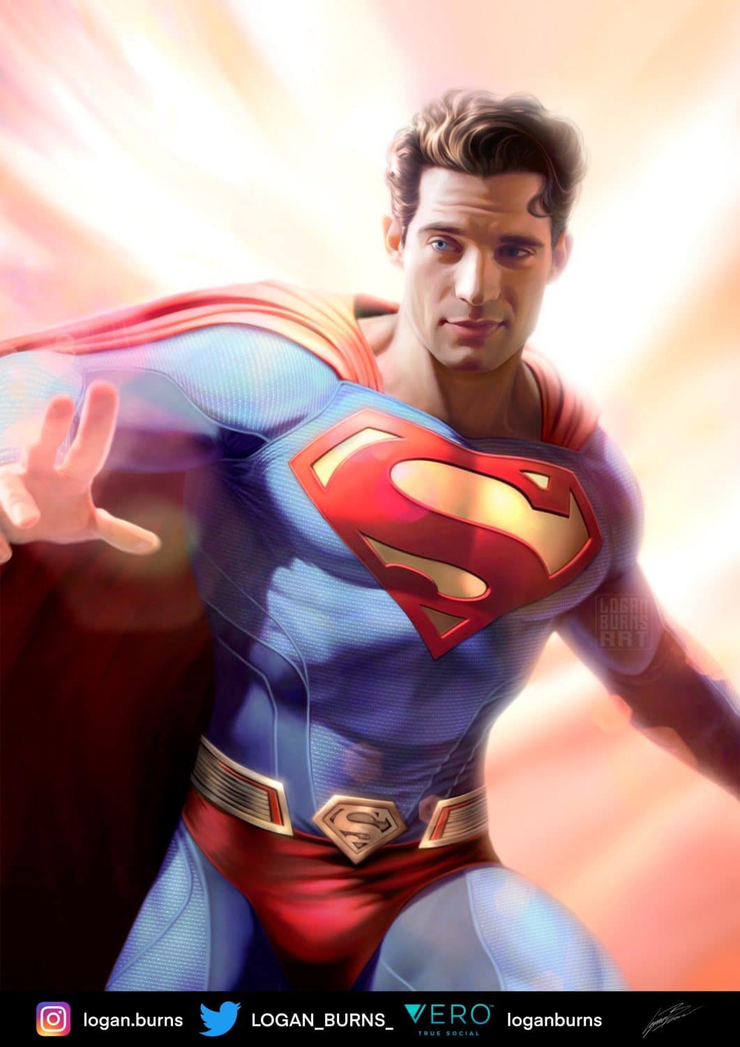 david corenswet superman legacy fan art