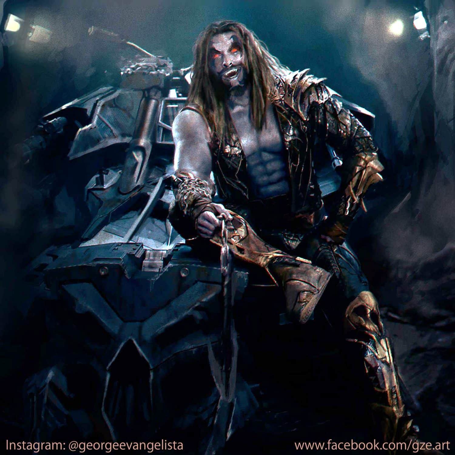 jason momoa lobo fan art dc