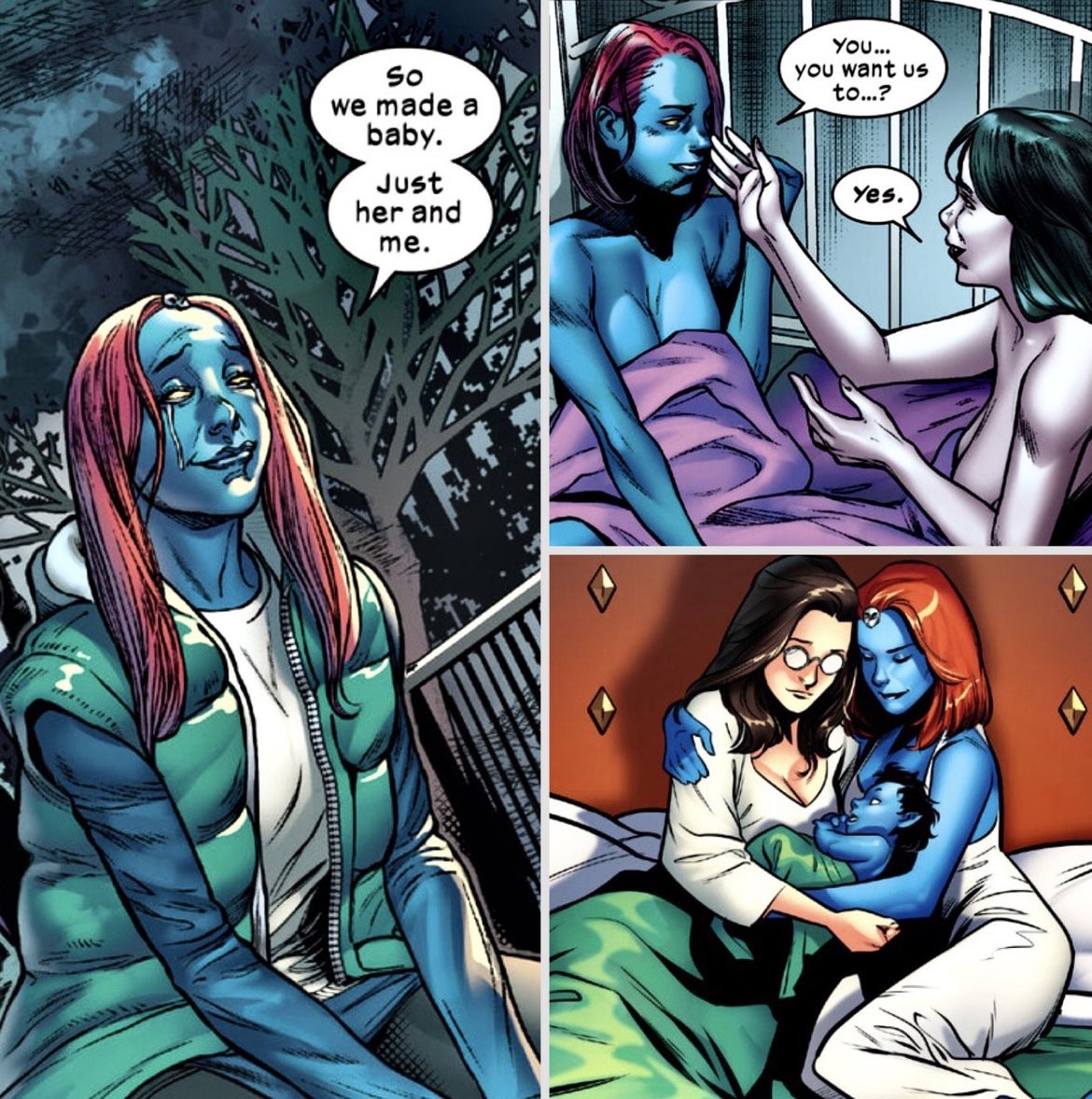 nightcrawler two moms 1 Marvel's Nightcrawler Now Has Two Moms
