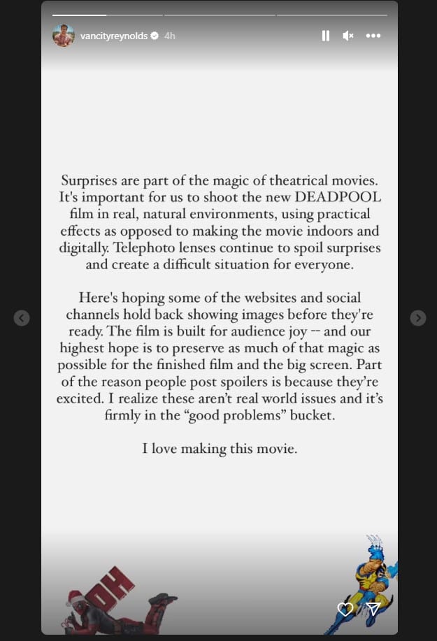 ryan reynolds deadpool 3 spoilers