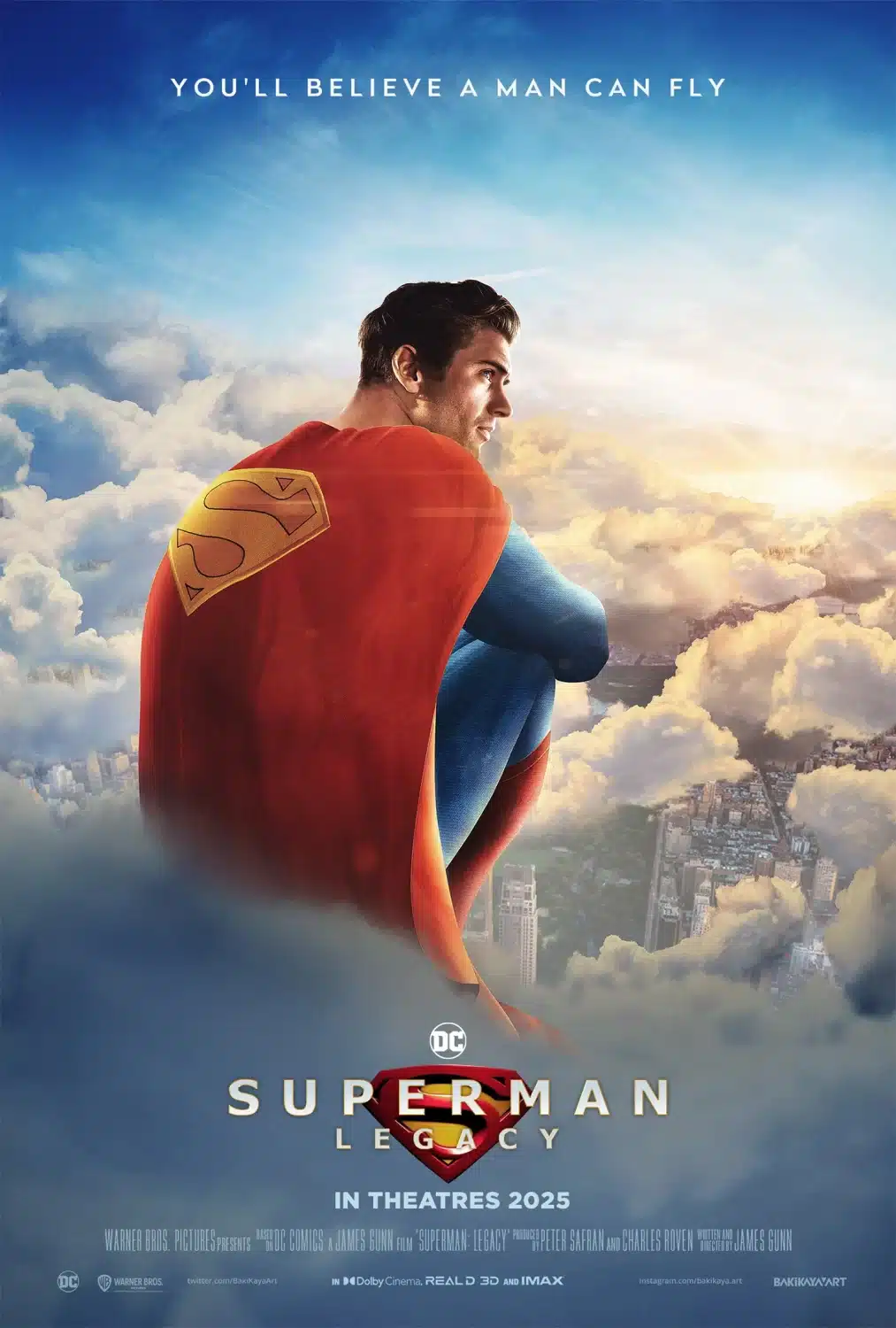 superman legacy fan art poster