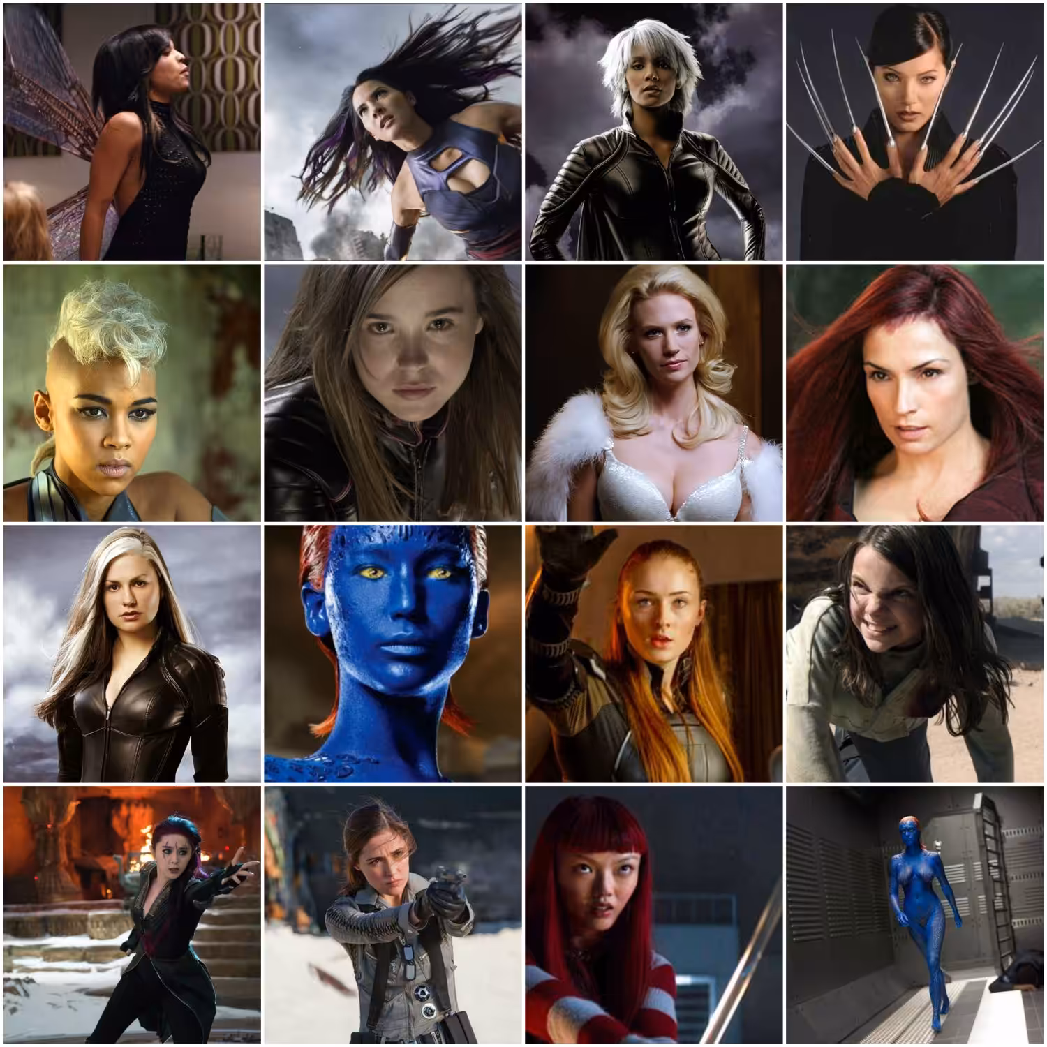 x men female characters