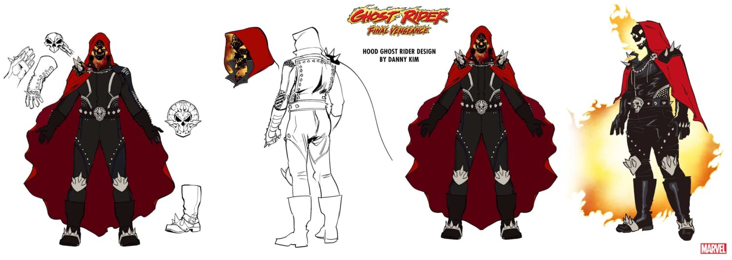 ghost rider hood character designs