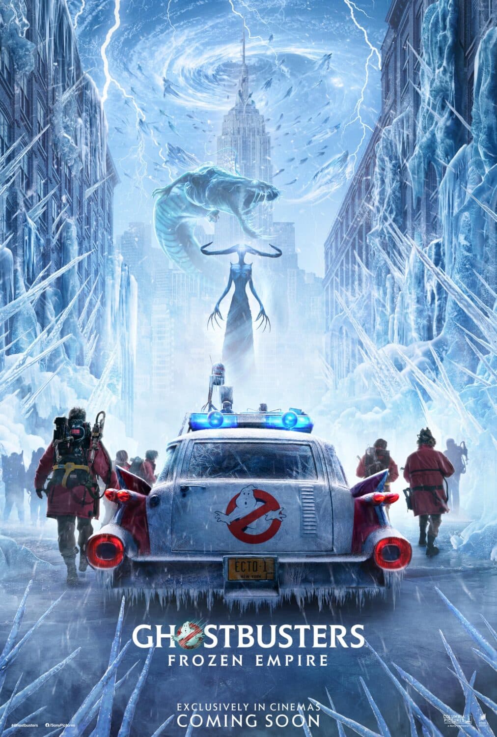 ghostbusters frozen empire poster