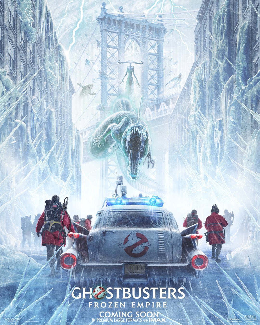 ghostbusters frozen empire poster