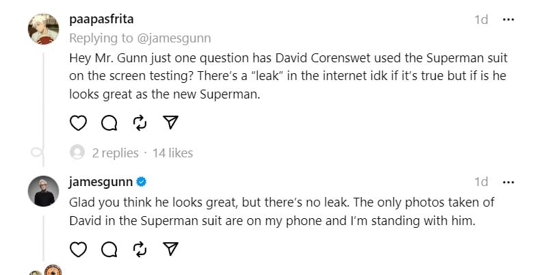 james gunn david corenset costume fake 1