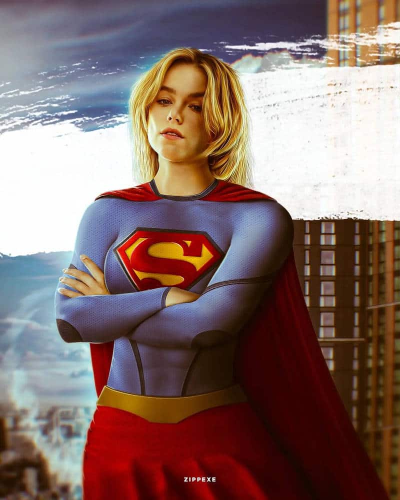 milly alcock supergirl fan art