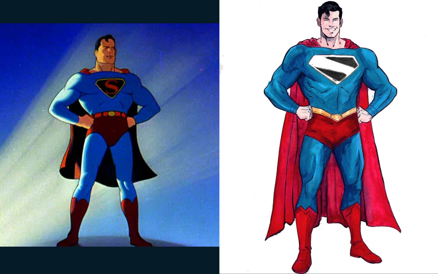 david corenswet superman costume mock up