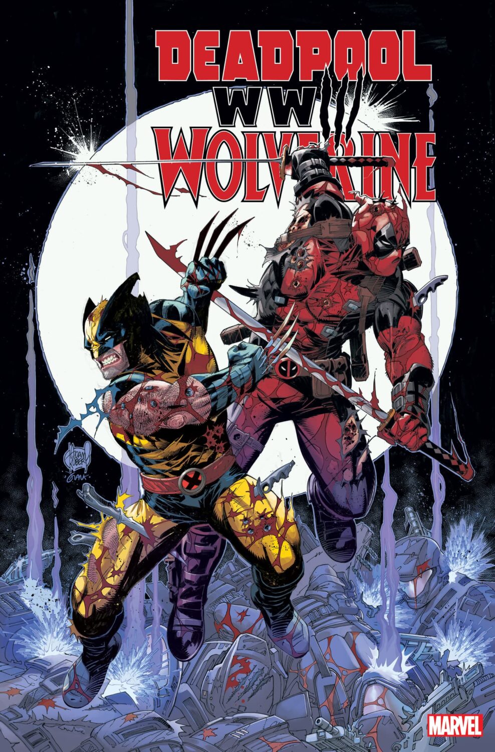 deadpool wolverine wwiii cover art