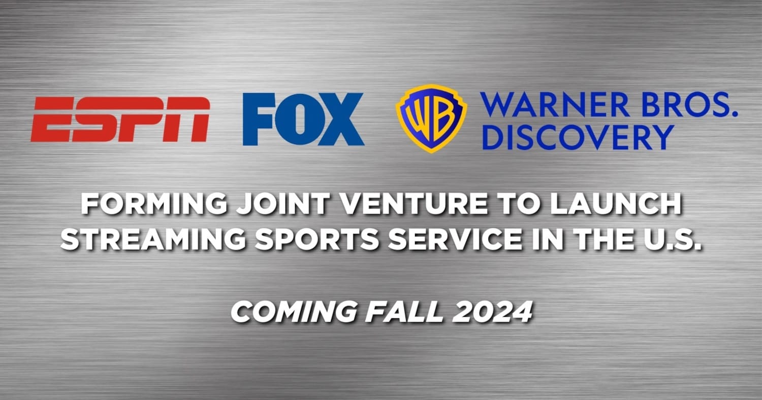 ESPN, FOX and Warner Bros. Discovery Form Join Sports Venture
