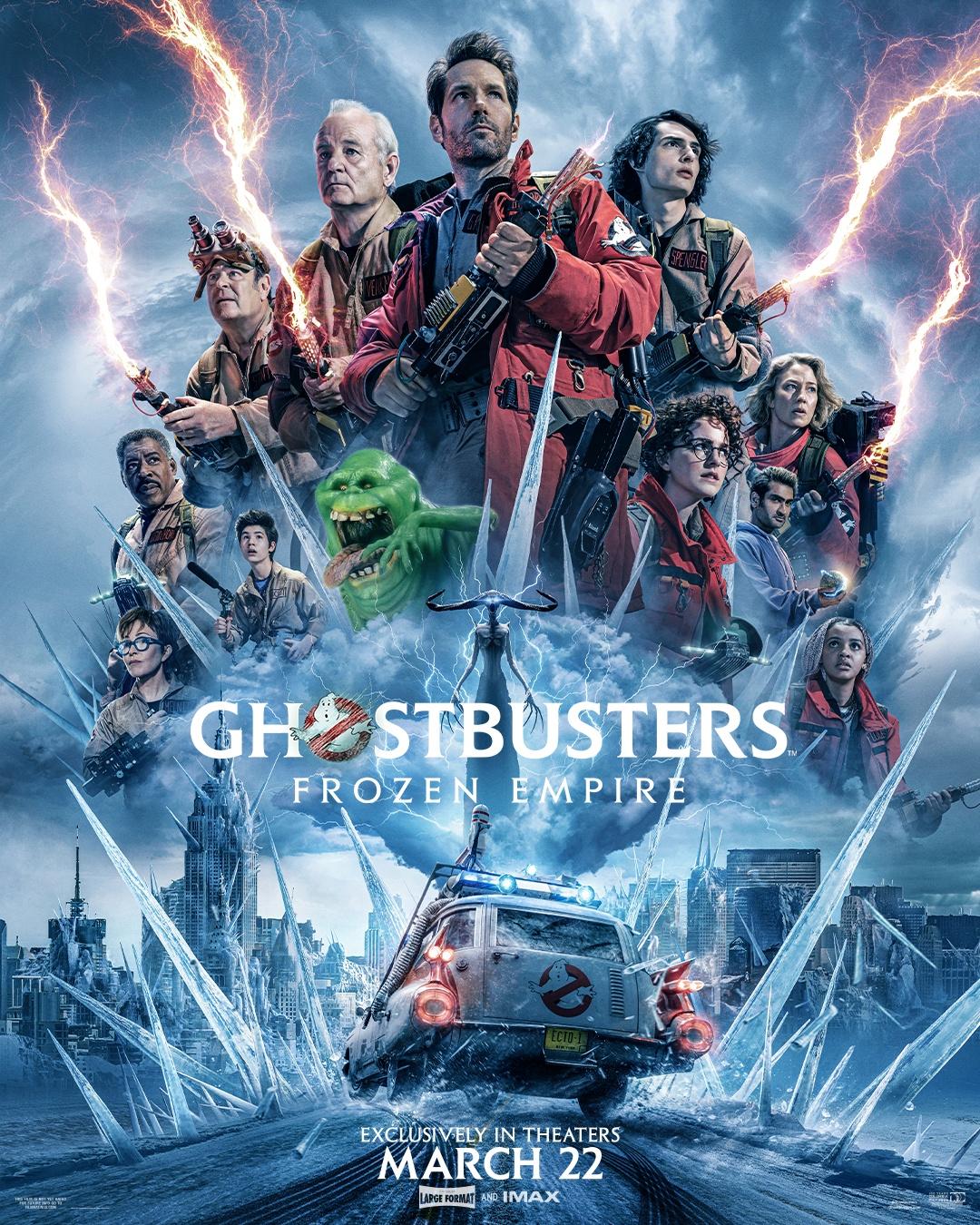 ghostbusters frozen empire poster 1