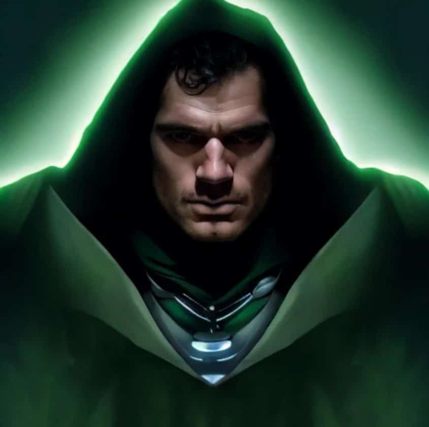 henry cavill doctor doom fan art