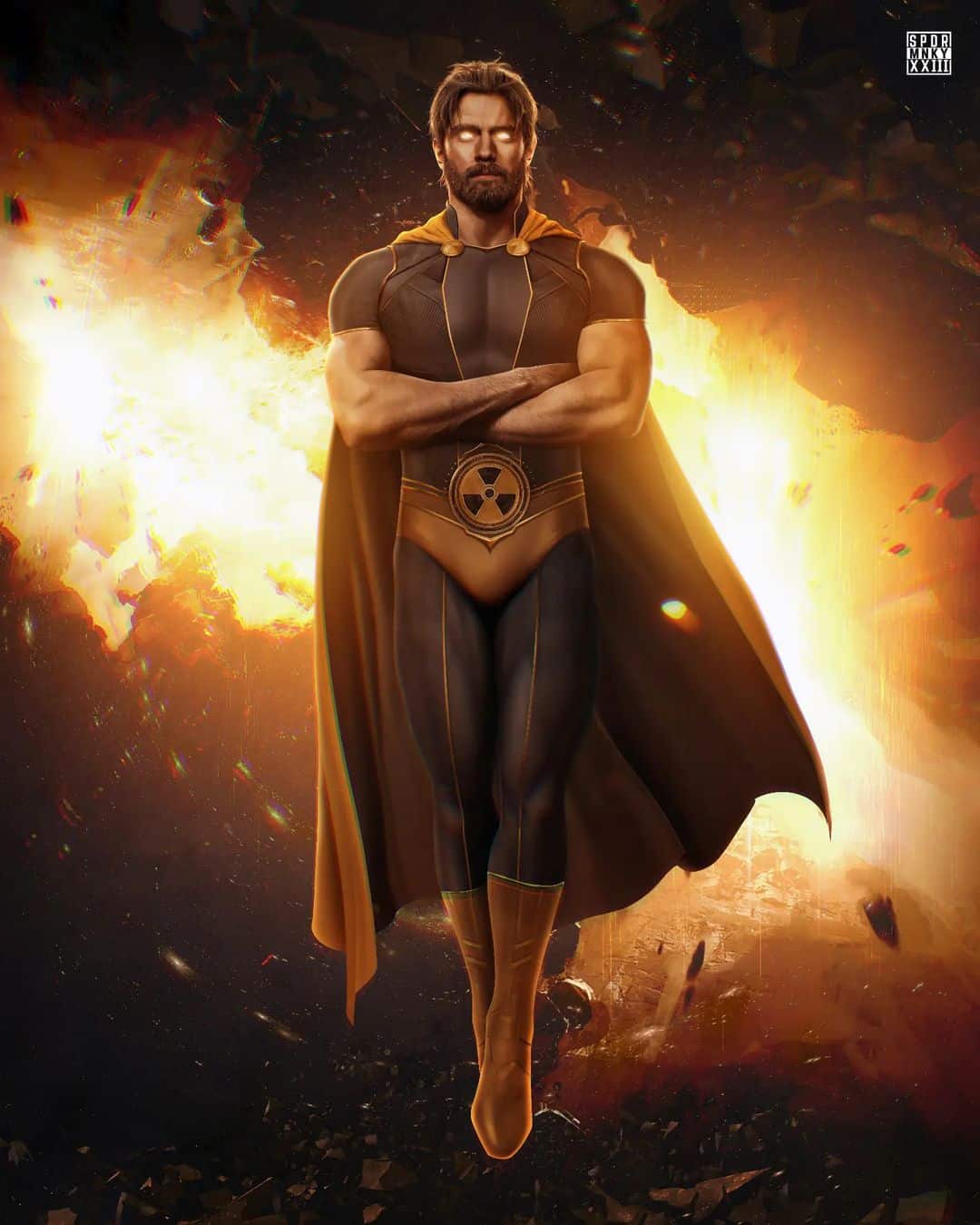 henry cavill hyperion fan art