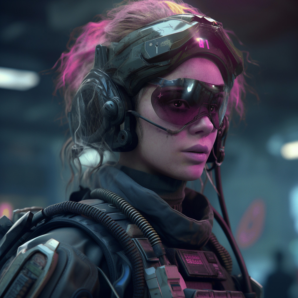 terminator female soldier ai