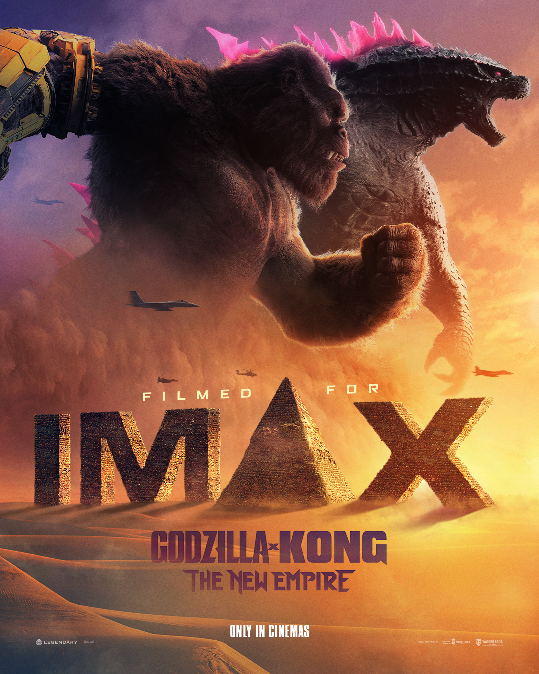 godzilla x kong imax poster 1